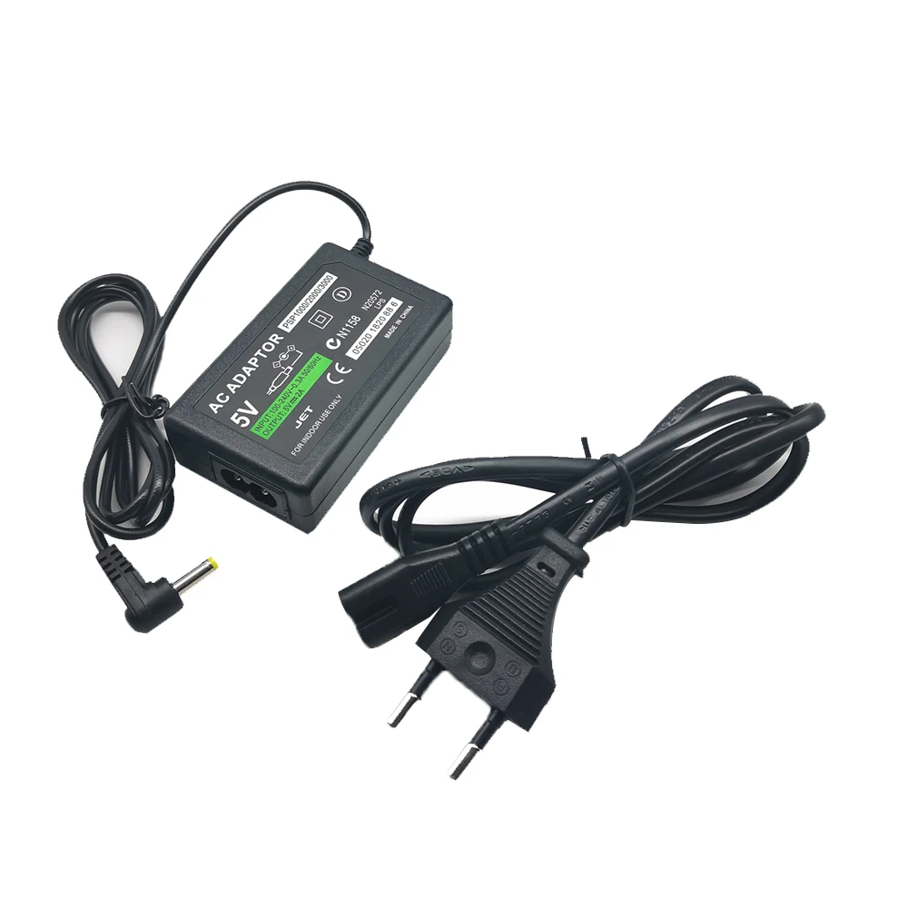 EU US Plug For PSP charger 5V AC Adapter Home Wall Charger Power Supply Cord for Sony PSP PlayStation 1000 2000 3000