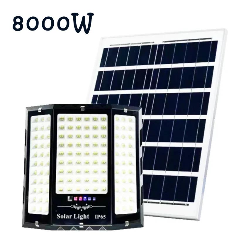 

Solar Flood Lights 2000w 4000w 8000w LED Solar Powered Spotlight Outdoor Waterproof Reflector Solar with Remote Control Lamp