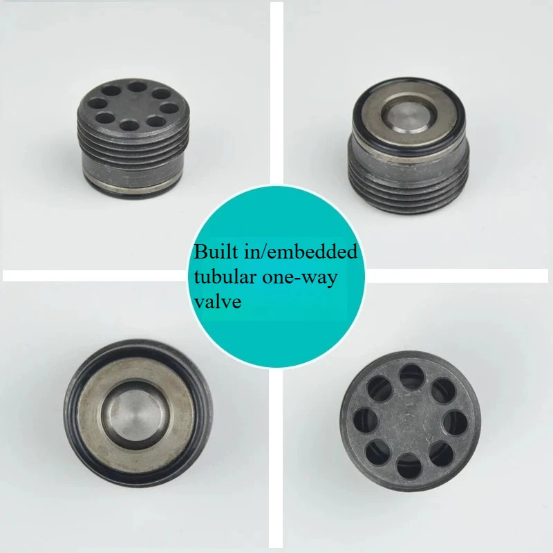 Thread-in Cartridge Check Valve Inline Hydraulic Non Return Valve G1/4 G3/8 G1/2 G3/4