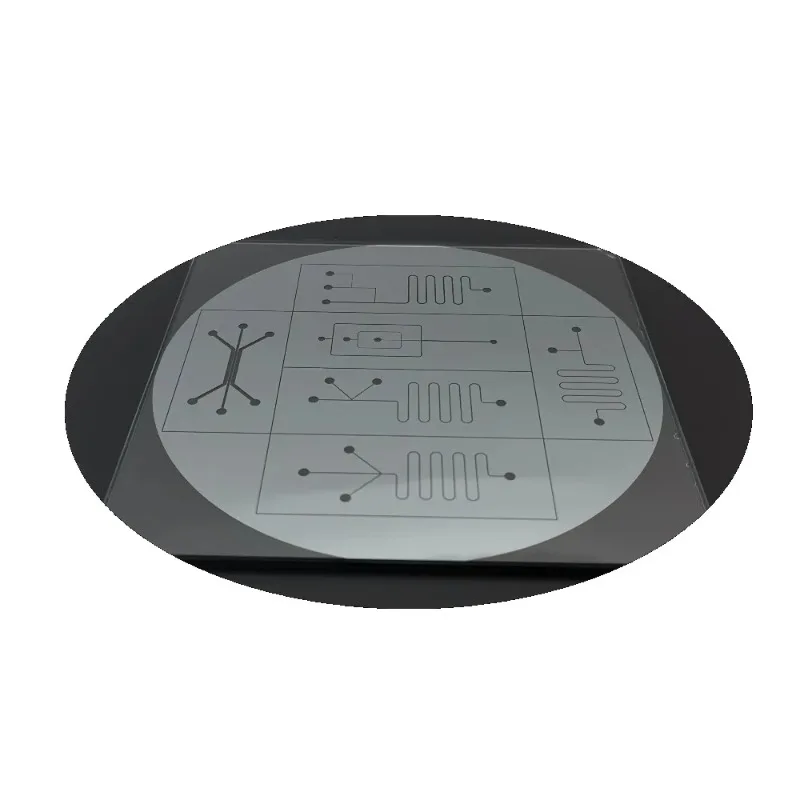 High-Precision Lithography Film Mask Plate Microfluidic Chip Light Painting Film Chrome Plate Mask Mask Plate