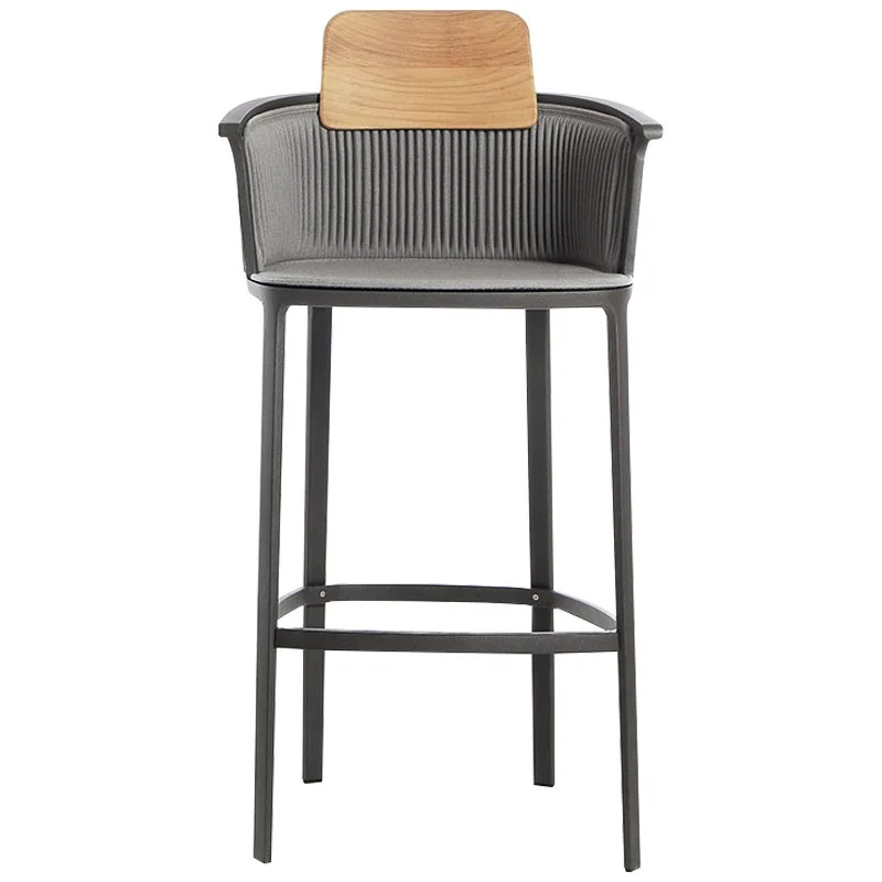 

Outdoor rope bar chair, outdoor hotel back chair combination