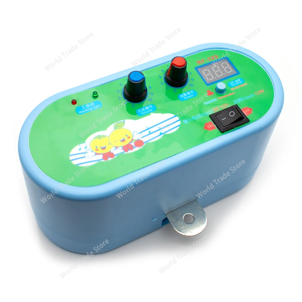 الكهربائية الطفل السرير سوينغ تحكم الطفل مهد سائق قابل للتعديل 10 مستويات حجم سرعة الموقت 12 واط مجموعة اثاث الاطفال