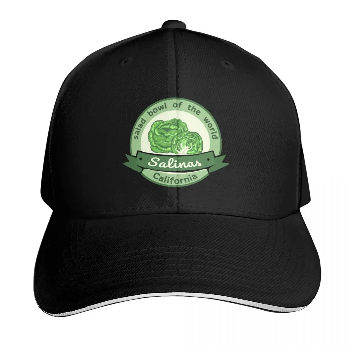Salad Bowl of the World - Gorra de béisbol Salinas California, sombrero de playa, sombrero de fiesta de espuma, sombrero de golf, sombreros divertidos para mujeres y hombres