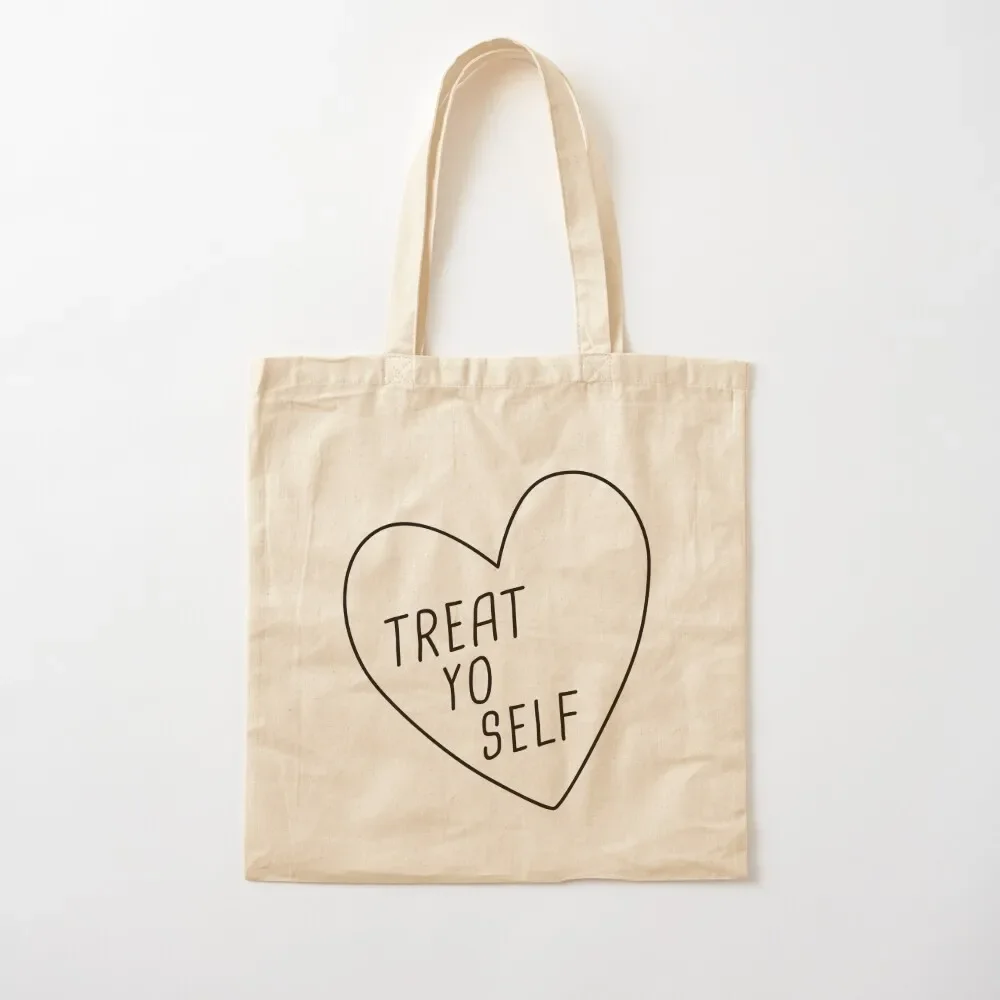 

Treat Yo Self White Tote Bag female bag handbag Tote Bag