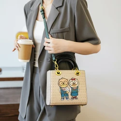 fashion Bear design Women's crossbody Bag square women's handbag 2024 New Large Capacity Tote Bag Temperament Shoulder Bag purse