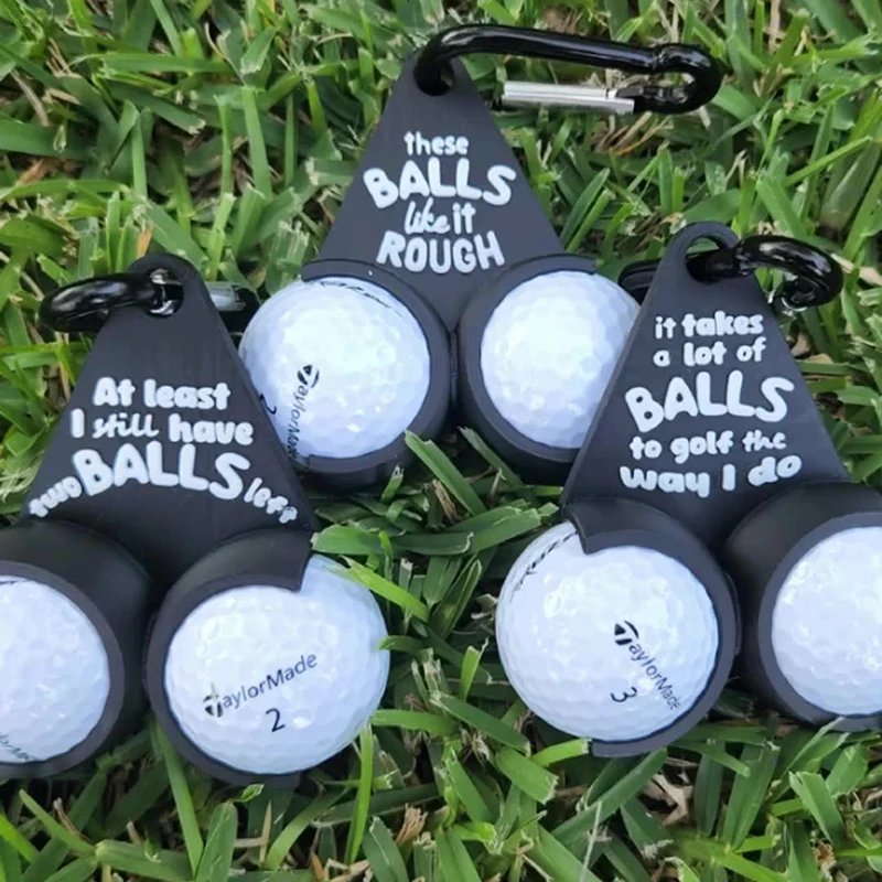 1PC DIY Accessories Mini Golf Ball Bag Funny Golf Ball Dispenser Easy Attachment To Bag Or Cart Portable Golf Ball Holder