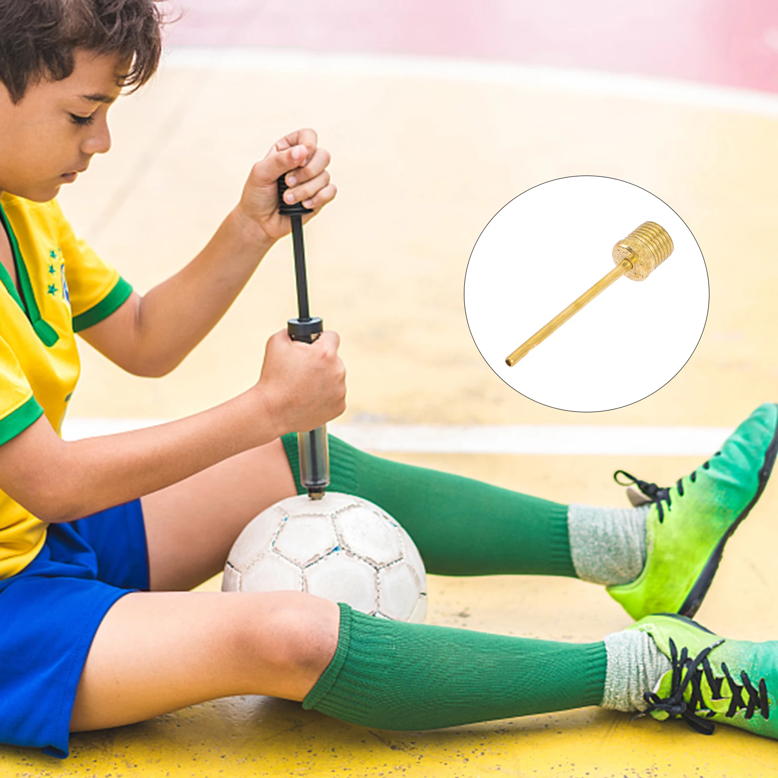 

100pcs Metal Air Pump Needles for Sports Balls Inflation Durable Basketball Soccer Volleyball Football Bearings Accessories