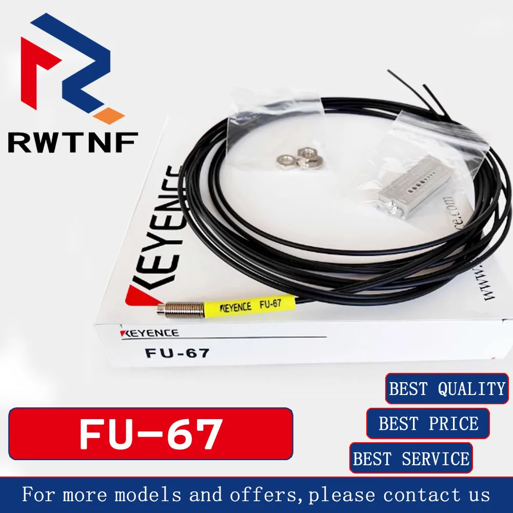 

Brand New Genuine KEYENCE FU-67 M6 parallel reflection optical fiber sensor