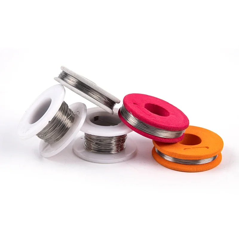 20 متر Cr20Ni80 سلك التسخين 0.1-0.5 مللي متر قطر سلك نيتشروم قطع أسلاك المقاومة الرغوة سبيكة غزل التدفئة