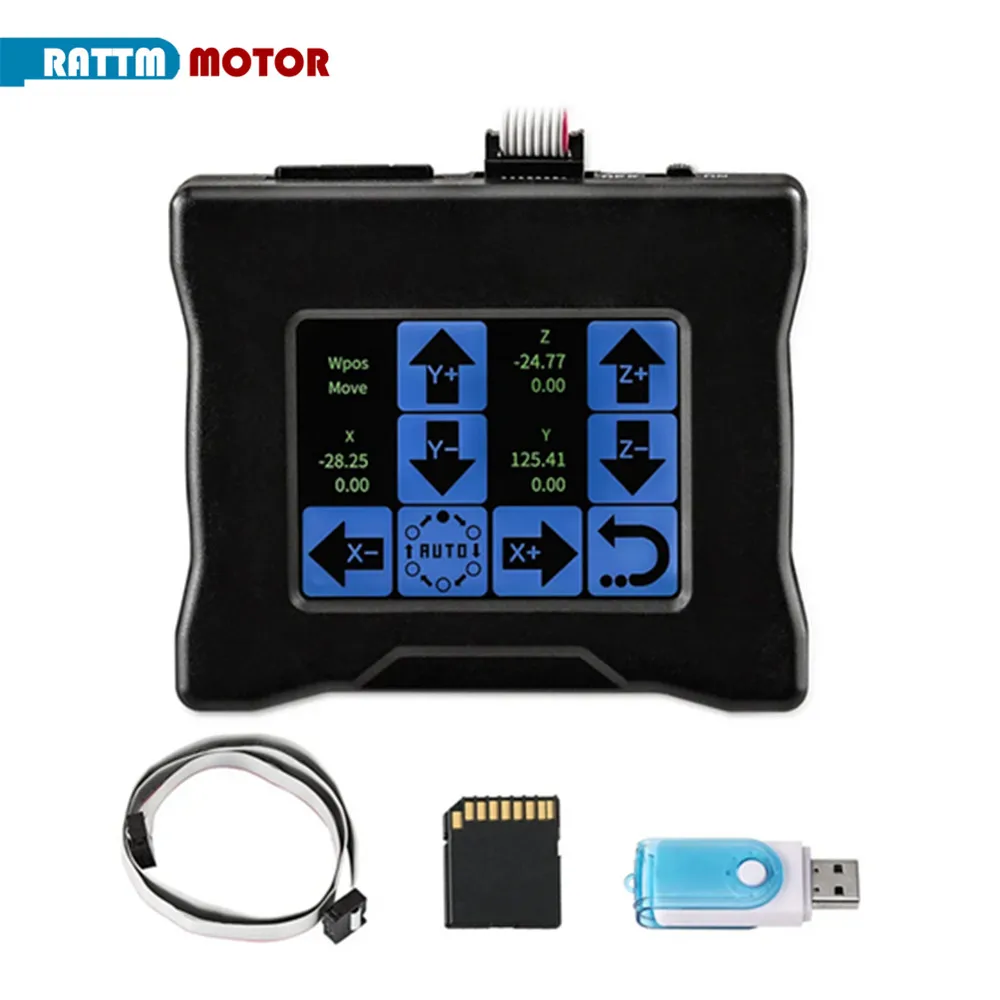Touch Screen Grbl Cnc Offline Controller Esp 32bits Display Lcd Wi-fi para 3018 3020 4540 Laser Router Fresadora 28