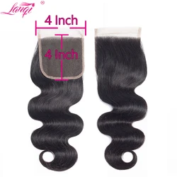 Body Wave Lace Frontal 100% Human Hair Remy Lace Closure Pre Plucked Brazilian 13x4 Transparent Lace Frontal Natural Color