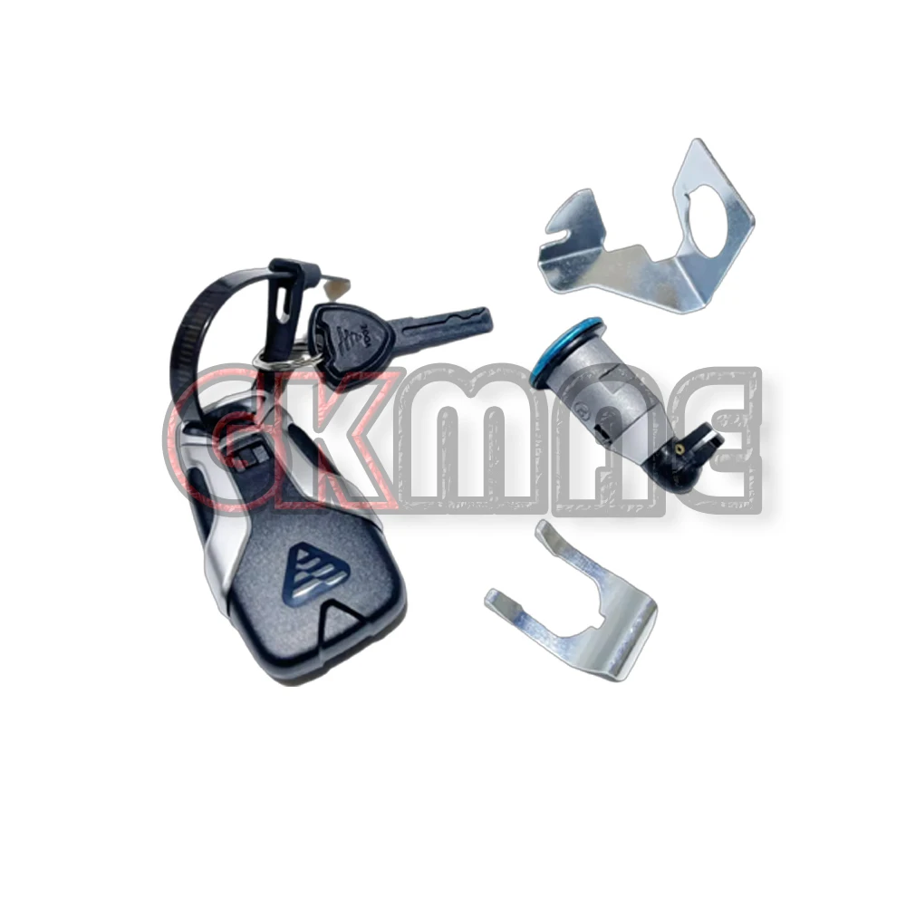 For VOGE SR4MAX SR4 MAX 350 Motorcycle Original Key Lock Cylinder Combination Remote Key Front Storage Box Lock Fit LX350T-5