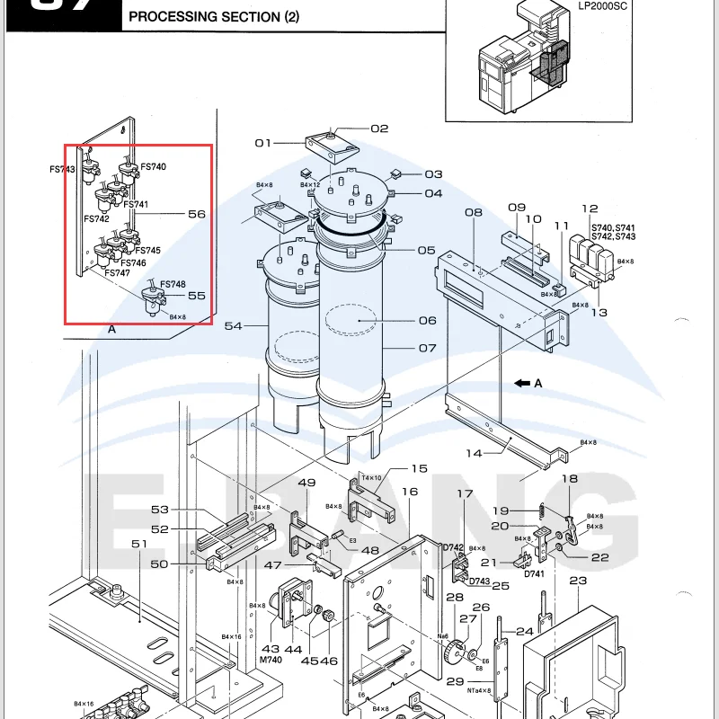 330/340/350/355/390/500/570 128H0922 Transparent Pump Color Photo Processor Circulation Pump Replacement Spare Parts