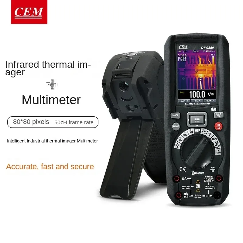 

CEM Huashengchang thermal imaging digital multimeter true effective value multifunctional digital multimeter DT-9889