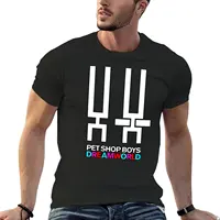 Camiseta de tienda de mascotas para hombres, camisetas en blanco, ropa de anime sublime
