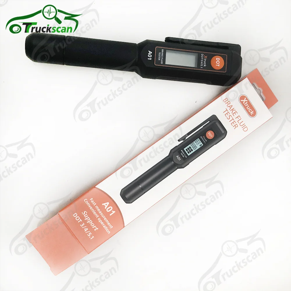For Xtruck AO1 Brake fluid tester Used for brake fluid moisture detection support High-precision probe and HTN display