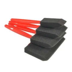 4PCS Foam Paint Brush, Sponge Oil Stain, Polyurethane Craft Art Paint Brush Set, School Art Supplies for Students