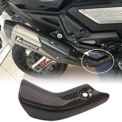 Xadv750 Exhaust System Middle Connection Pipe Heat Shield Cover Guard For Honda X-ADV XAD 750 Accessories Moto Carbon Anti-Scald