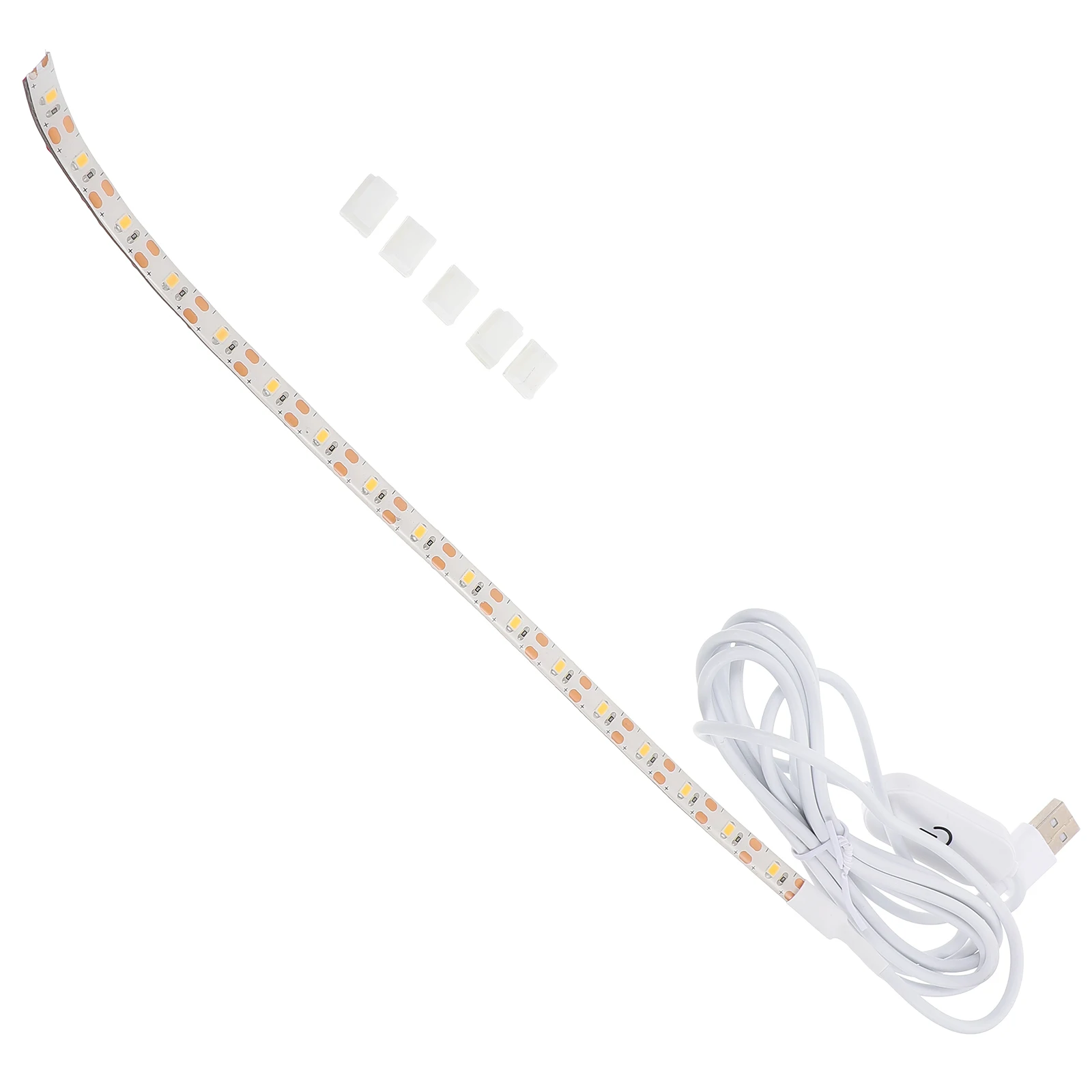 

2M LED Light Strip Warm White USB Cuttable Adhesive Back Sewing Machine Lighting Kit LED Ribbon Desk Bookshelf Closet Kitchen