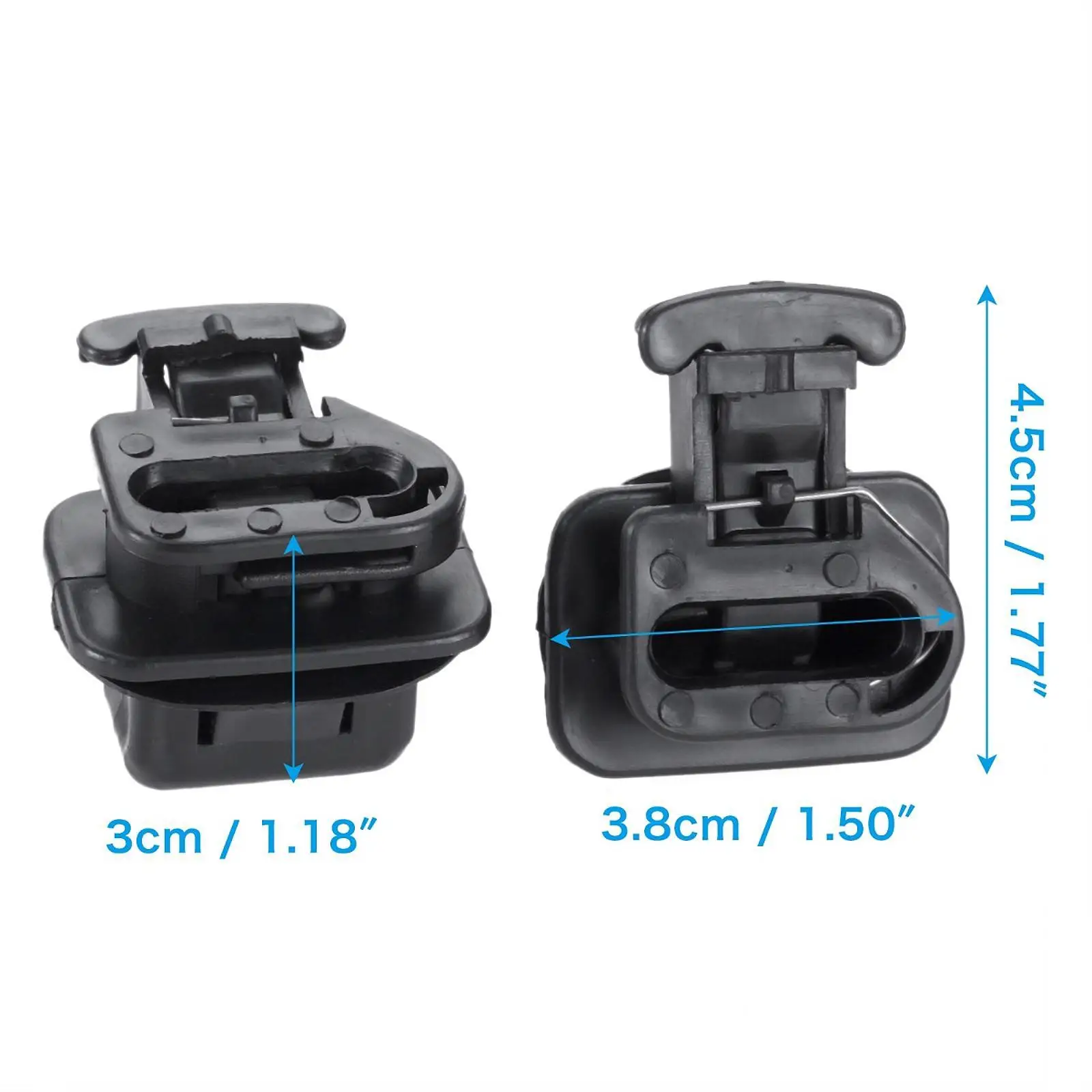 Auto Rear Seat Cushion Pad Clips Direct Fit Sturdy Plastic Hardware for Honda Insight 2010 2014