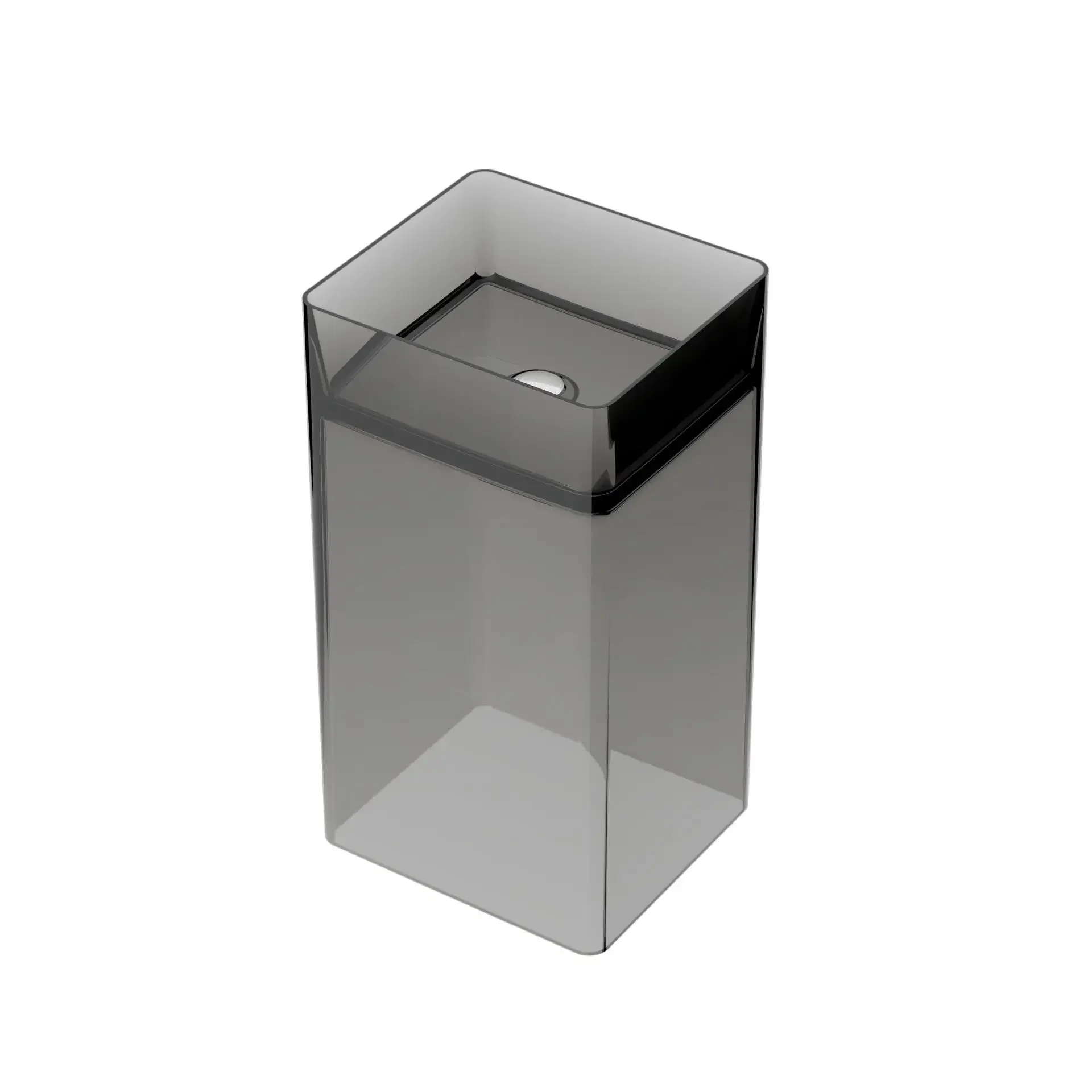 Lavabo a colonna creativo per bagno, colore semplice, lavabo, angolo artistico, pavimento per balcone esterno