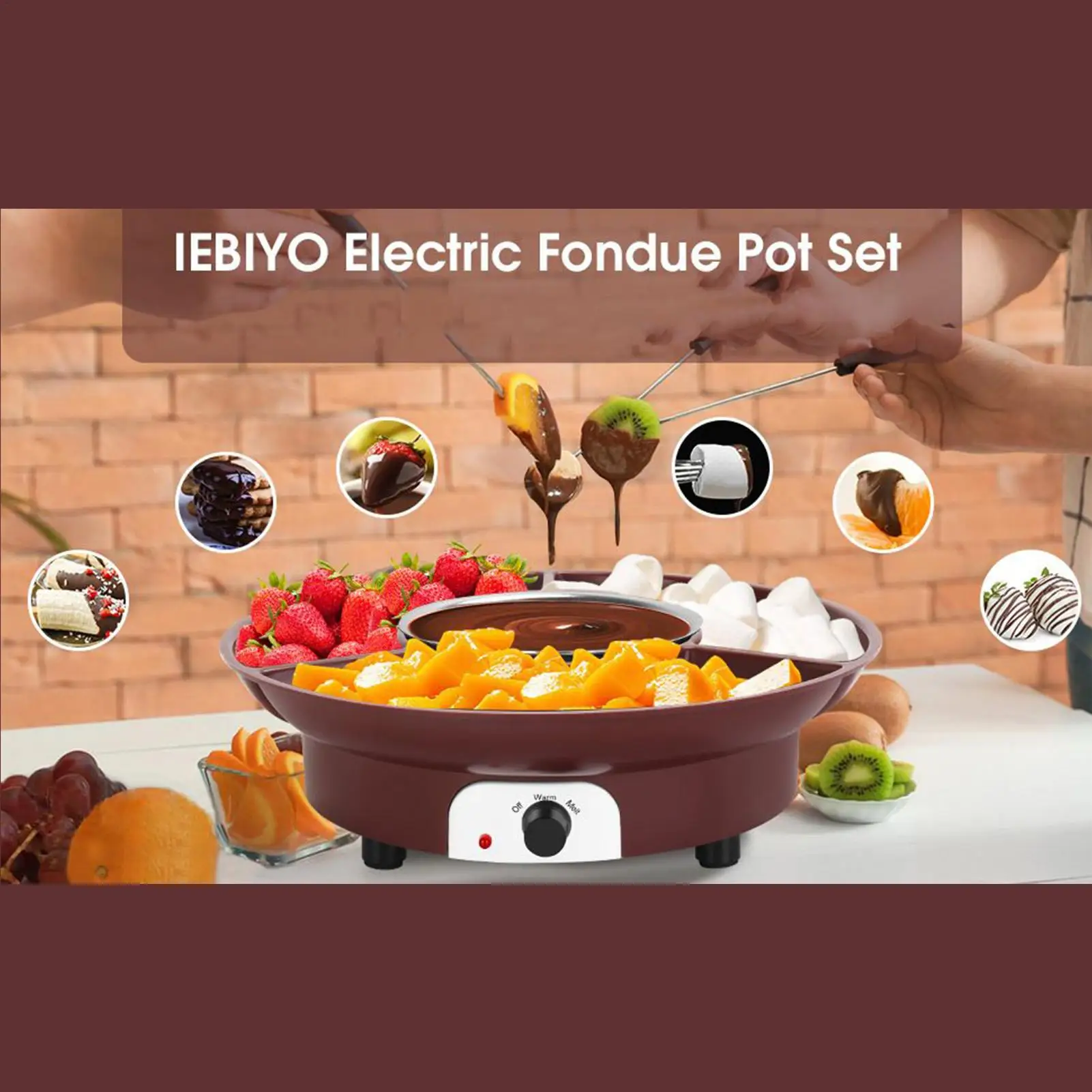 

Chocolate Fondue Mug Safe Warmer Cup For Candy Butter Candy Melting Pot For Cream Milk Coffee Desserts Kitchen Party Camping