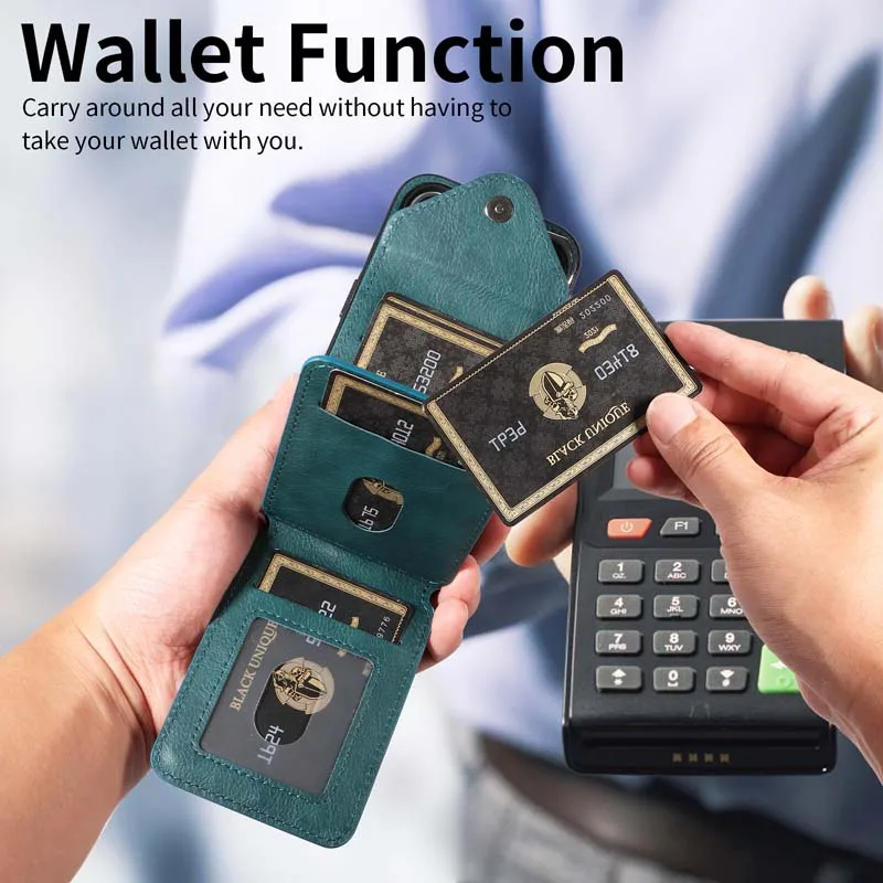 حافظة جلدية طويلة على الموضة لهاتف آيفون 11 12 13 14 15 16 Pro Max XS XR X 7 Plus 8 16E محفظة بطاقات فتحات غطاء حامل حقيبة