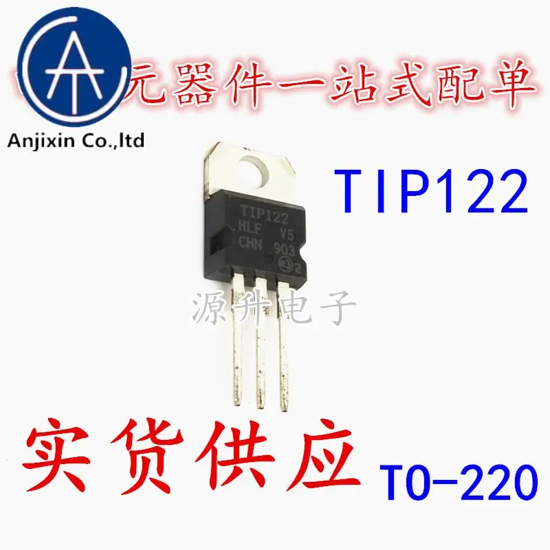 20 Chiếc 100% Orginal Mới TIP122 NPN Darlington Bóng Bán Dẫn Đến-220 5A 100V