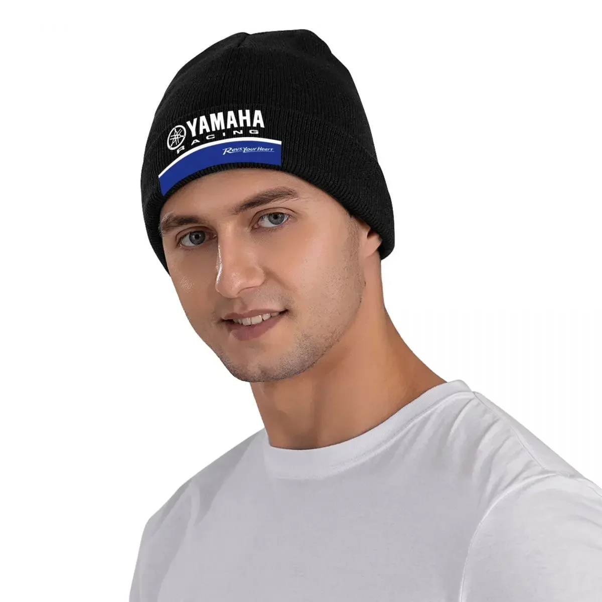 Y-Yamahas Motorcycle Lover Knitted Hats Quality Beanie Anime Unisex Headwear Knitted Caps