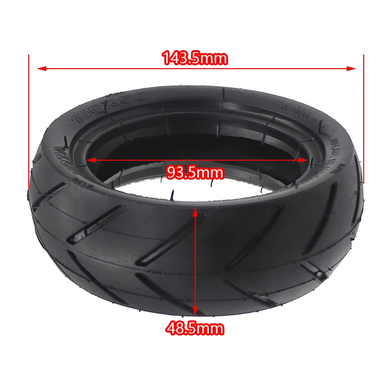 HOTA 6 Inch 150x50 Scooter Outer Tire Inner Tube 6x2 for Electric Scooter F0 Wheel Chair Truck Pneumatic Tyres