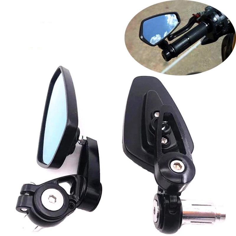 2Pcs Motorcycle Mirrors Fits for 7/8\