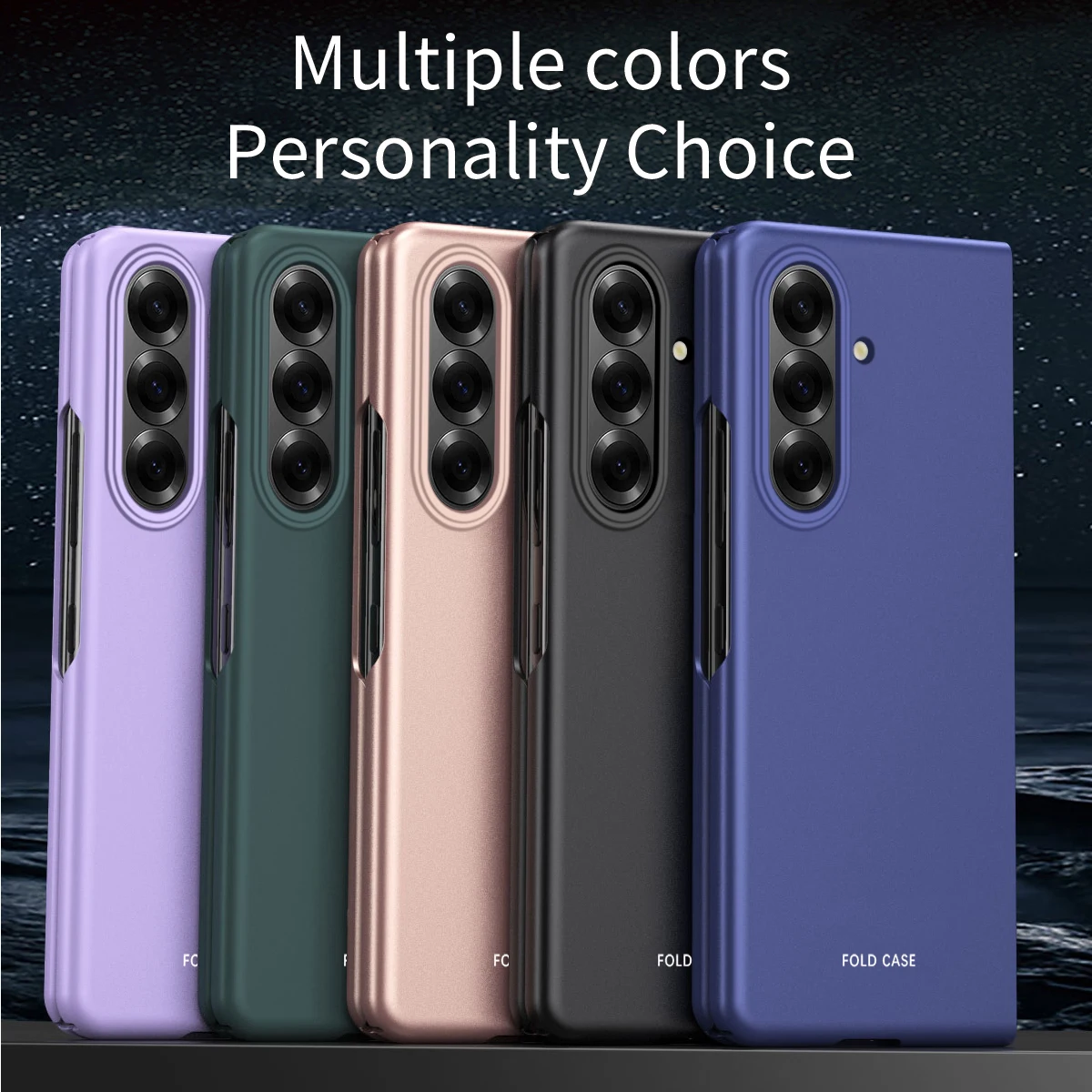 Funda for Samsung Z Fold 8 7 6 5 4 3 Case Ultra Thin Matte Plastic Hard  Protection Capa for Galaxy Z Fold 3 4 5 6 7 8 Cover