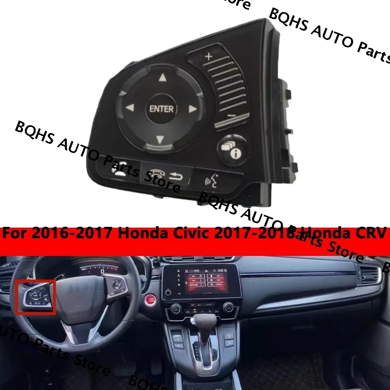 

35880-TBA-A11 Переключатель управления звуком на рулевом колесе для Honda Civic 2016-2017 2017-2018 Honda CRV