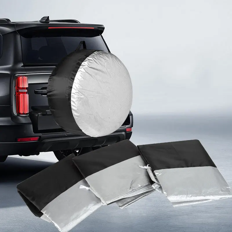 Lot Car Spare Tire Cover Auto Tire Storage Bags Dustproof Protective Cover  Wheel Accessories Portable Wheel Bags