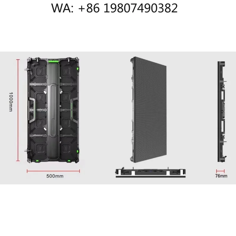 P2.976 P3.91 Seamless Splicing LED Video Wall, Multi-size HD Panel for Indoor Outdoor Stage Background Rental Visual Display
