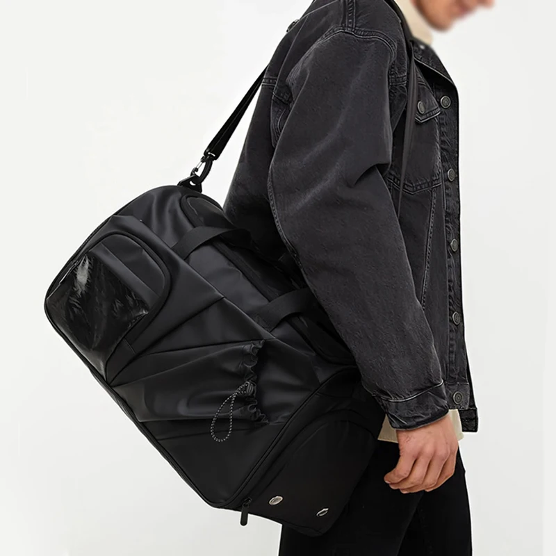 

Men Gym Bag Large Capacity Fitness Yoga Bags with Shoes Pack Travel Swimming Handbag Outdoor Hiking Camping Basketball Satchel