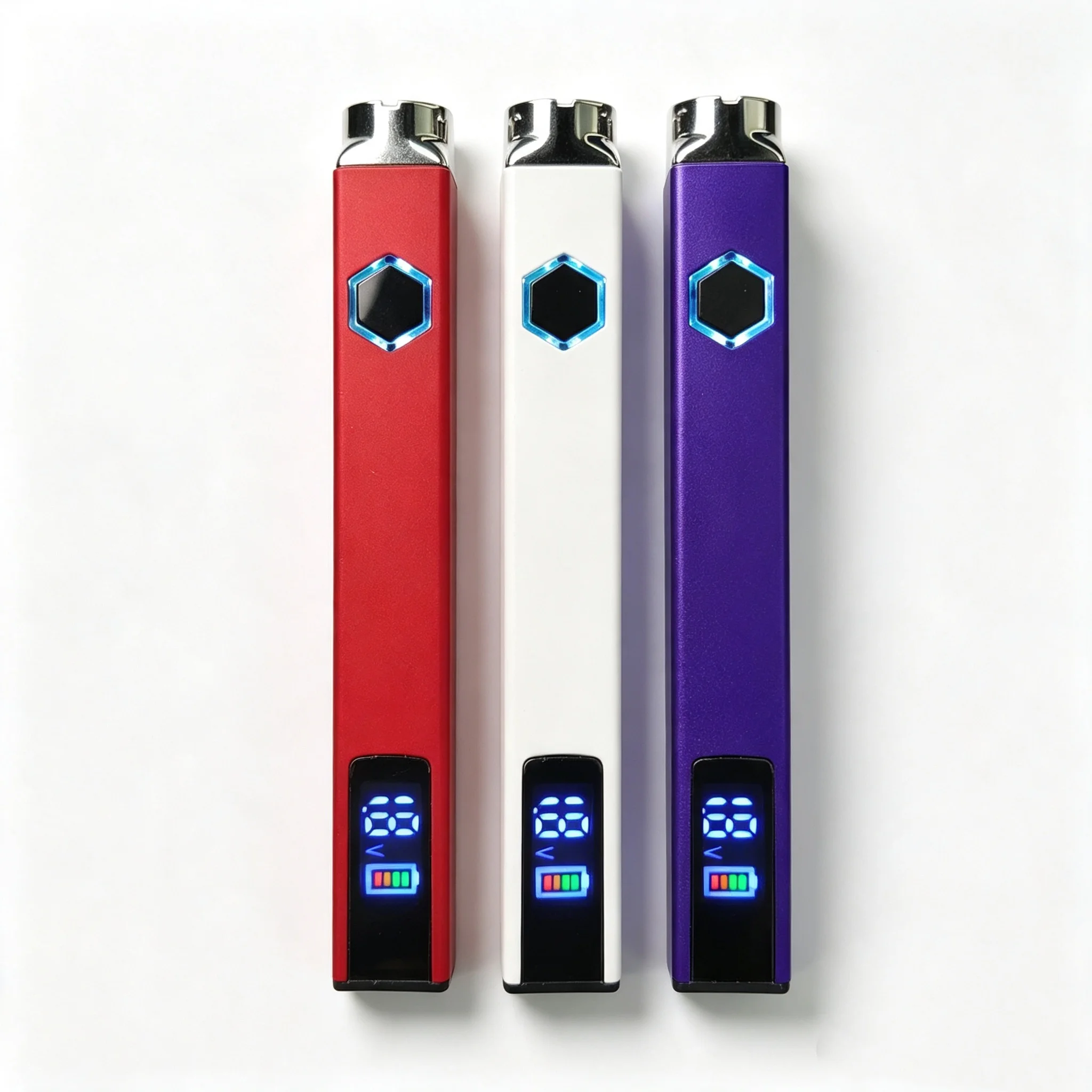 1Pcs,Portable DIY Soldering Iron, Square Battery, LED Digital Display, 510 Thread Battery, DIY Mini Light Bulb