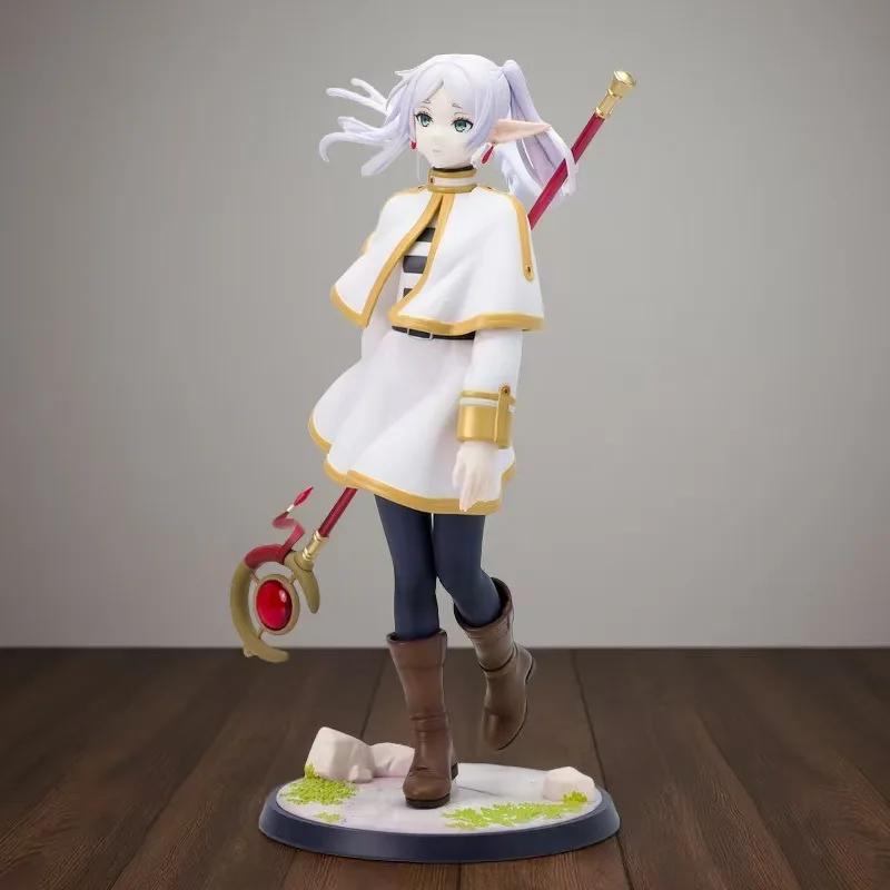 

25cm New Frieren: Beyond Journey'S End Frieren Standing Position Anime Figure Model Statue Fans Collection Desktop Ornament Toys