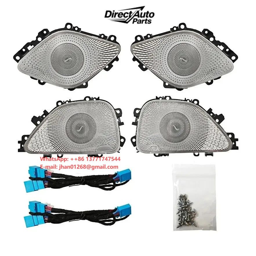 Suitable for GLE/GLS-class W167 Speaker Audio Decorative Luminous Cover Door Speaker Cover with Atmosphere Light