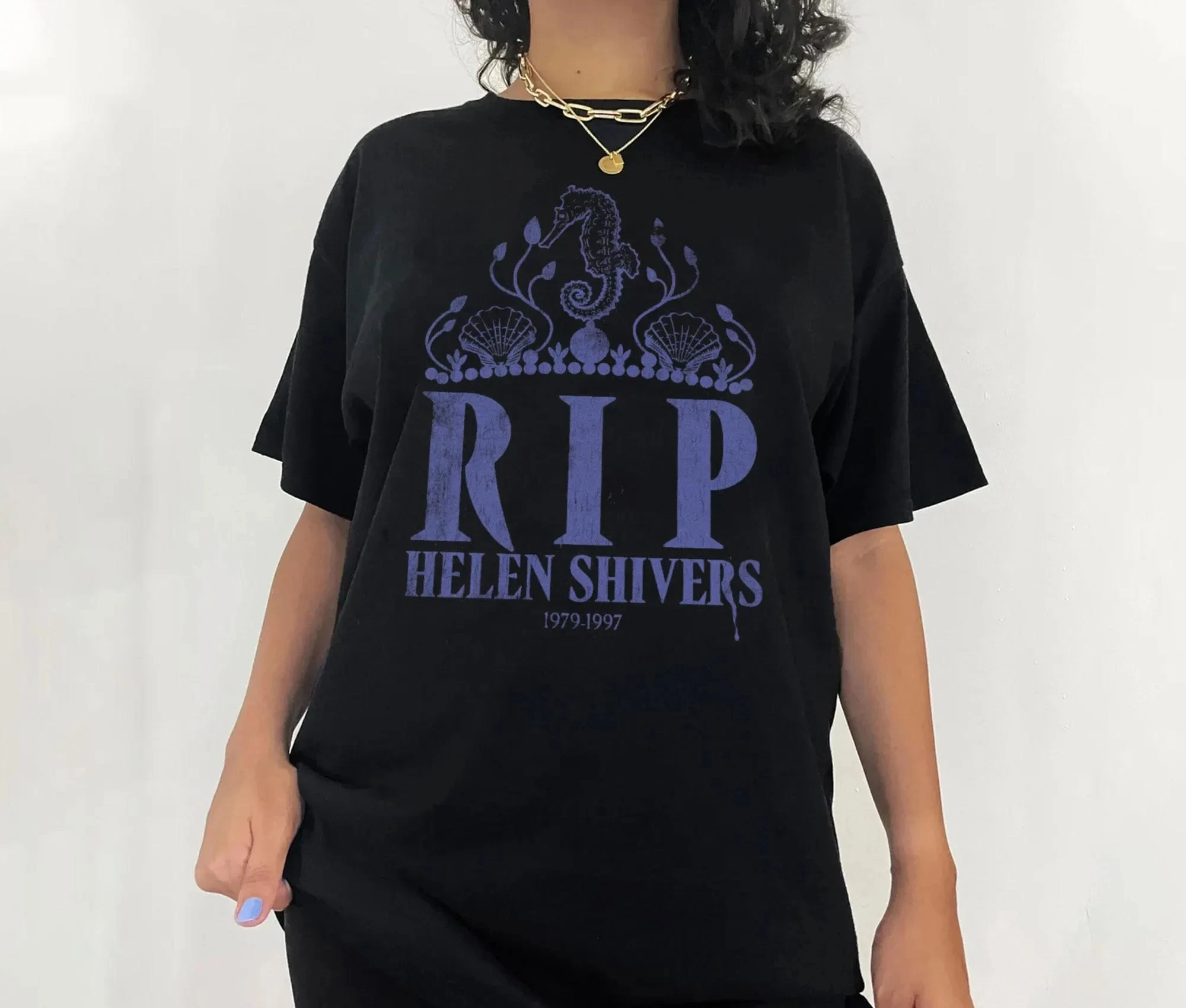 قميص RIP هيلين شيفرز 1979-1997 قميص هيلين شيفرز كروكر كوين قميص هيلين شيفرز فيلم رعب IKWYDLS تي شيرت #3