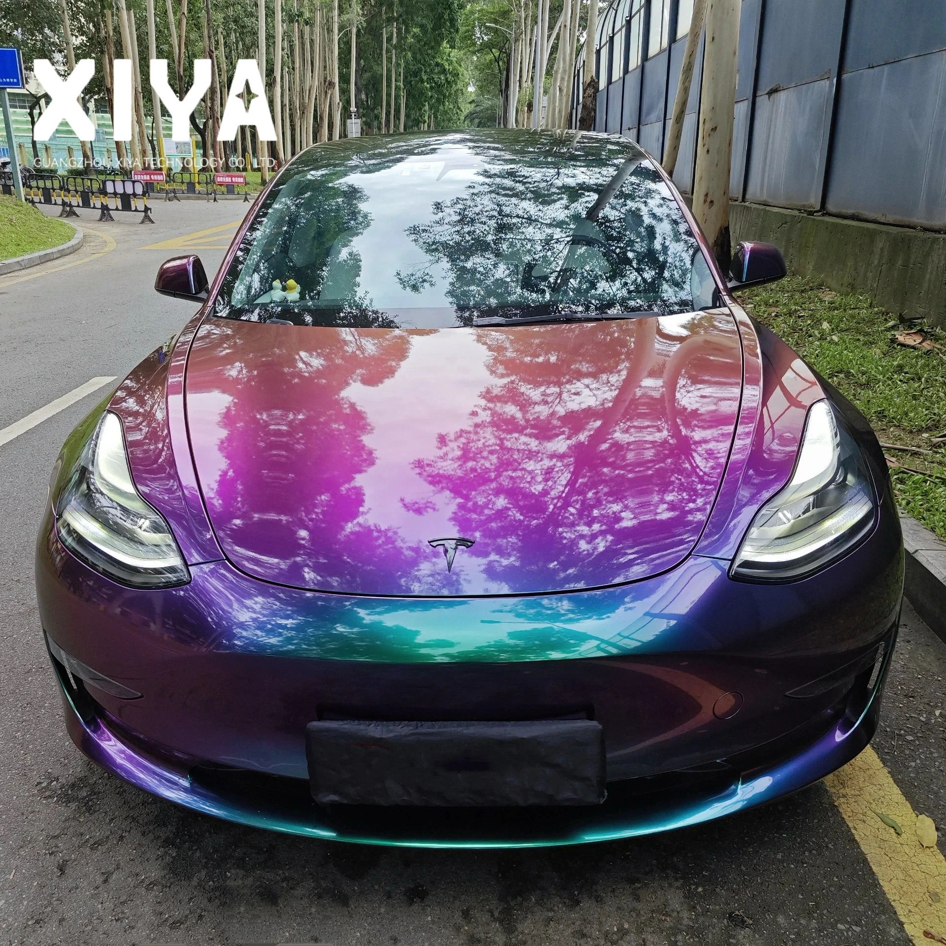 

ПЭТ Хамелеон зеленый красный фиолетовый авто пленка для обертывания кузова ПВХ автомобильная пленка винил