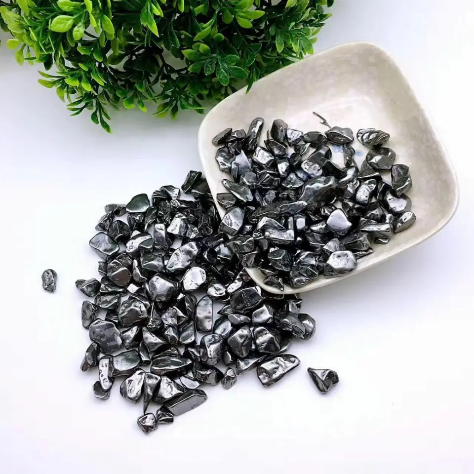 1kg 100% Natural terahertz Irregular Gravel Stone Mineral chips DIY Jewelry Making Fish Tank Aquarium Office Shop Decoration