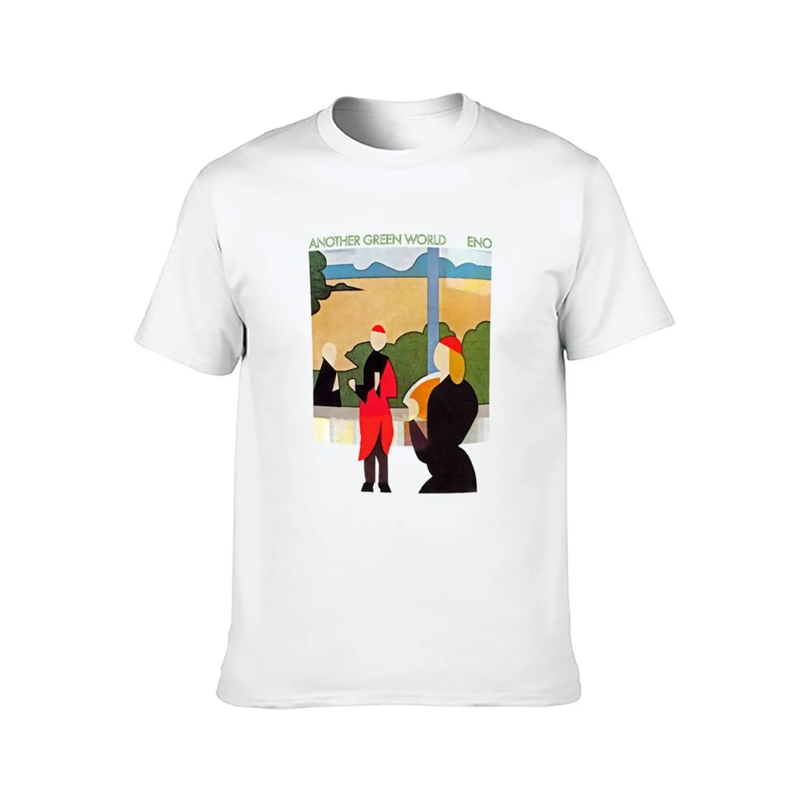 cotton t shirt man Eno T-Shirt print World Another Green Brian custom t shirt