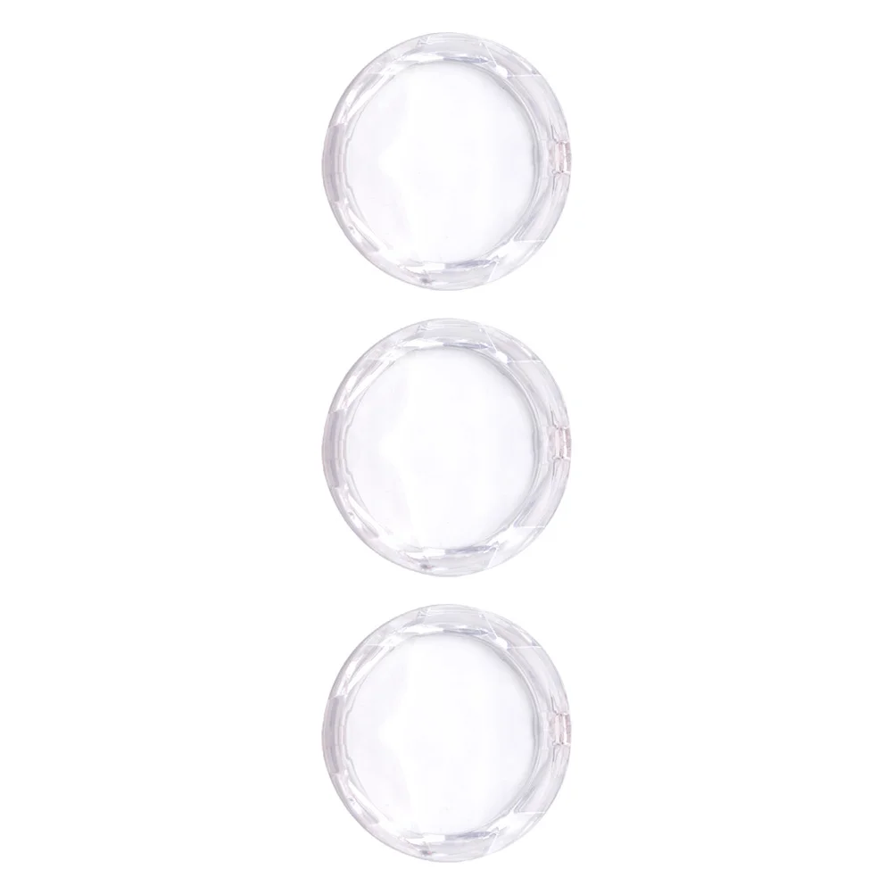 Custodia per ciglia trasparente da 3 pezzi Custodia per ciglia finte Design compatto di costruzione premium per l'organizzazione quotidiana del trucco