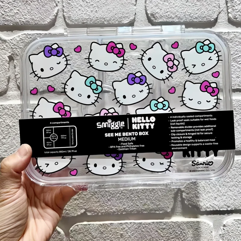

Simggle Cartoon Hello Kitty Stitch Lunch Box Tirtan Lunch Box Student Insulation Kawaii Lunch Box Birthday Gift Toys