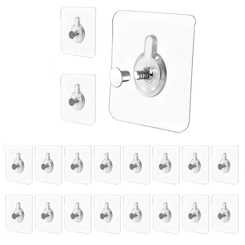 ABXD 50PCS Picture Hangers Without Nails Wall Hangers Heavy Duty