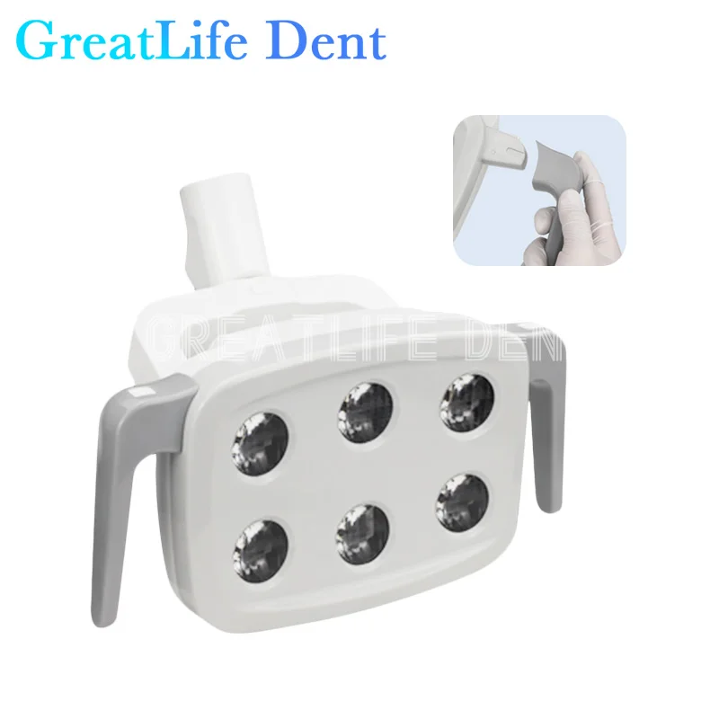 Greatlife dent 8W 6LEDs 22mm 26mm หน่วยเก้าอี้ทันตกรรมหลอดไฟ LED สำหรับการผ่าตัดทันตกรรม6 LED