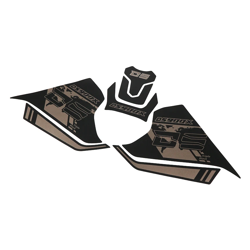 دراجة نارية الجانب خزان الوقود وسادة الشارات حامي الجسم ل VOGE DS900X 2024-2025 سنة هيكل السمكة ملصق حامي التصحيح الملحقات