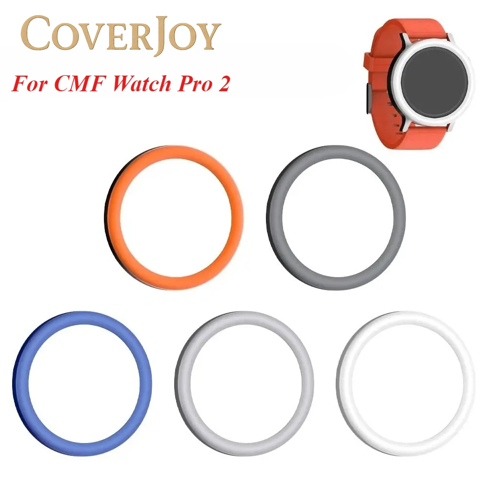 For CMF Watch Pro 2 New Metal Watch Bezel Protective Frame Case Cover Ring Replacement Shell Screen Protector