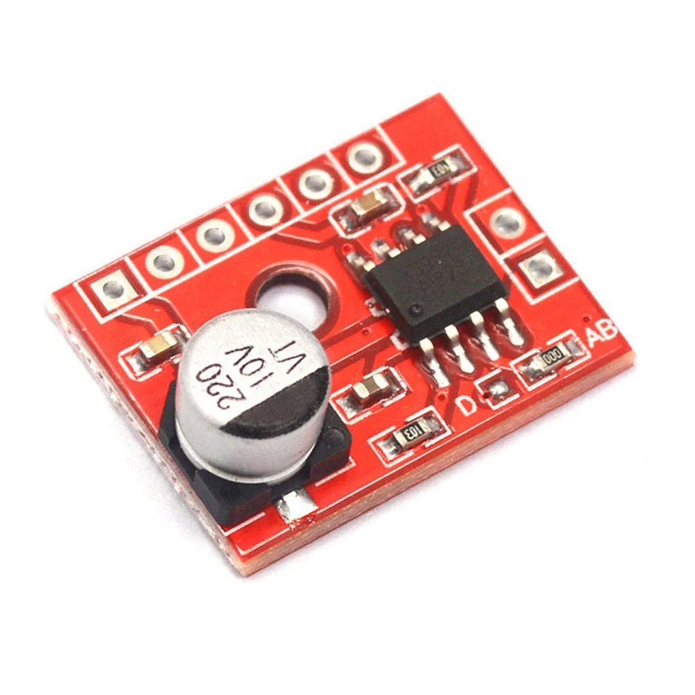 2 pz XS9871 Mini classe AB modulo scheda amplificatore di potenza digitale DC2.5-5V Mono 5W amplificatore di potenza Audio con intestazione Pin non saldata